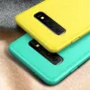HotSale Blé Paille Silicone Mobile Téléphone Couverture Arrière Cas Pour Samsung S10 Note 10 Plus