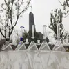 Özel Tasarım Cam Bong Ücretsiz Tipi Cam Suyu Boru Heady Bowl% 100 Gerçek Görüntü ile Nargile Recycler Petrol Sondaj Sigara hissetmek Soğuk