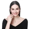 New Fashion Brand Bridal Jewelry Set Silver Color Simulated Pearl Pendant Necklace Earrings Rings Jewelry Sets