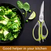 kitchen scissors accessories stainless steel shears poultry chicken fish duck bone detachable herbs cutting multi purpose tools