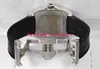 Nuovi uomini caldi di vendita 44mm W20107 cinturino in pelle in acciaio inossidabile lusso argento lunetta in oro orologio da polso orologio meccanico automatico da uomo