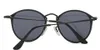 Moda Ayna Güneş Gözlüğü Erkek Kadın Klasik Tasarımcı Güneş Gözlüğü 57 Altın Siyah Metal Çerçeve Putdoor UV400 Gözlük
