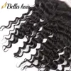 Deep Wave Frontal 13x4 Transparent Lace Frontal Closure Ear To Ear Deep Wavy Frontal Unprocessed Brazilian Virgin Human Hair Lace Frontal Pre Plucked with Baby Hair