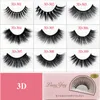 3D норка Ресницы Грязный Cross Толстые Природные Поддельные Eye Lashes Профессиональный макияж Bigeye ресниц ручной работы Ресницы