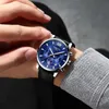 NIBOSI hommes montres haut de gamme en cuir Sport étanche horloge Relogio Masculino montre à Quartz hommes