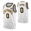 Maillots de basket personnalisés California Golden Bears Basketball Jersey NCAA College Brown Kidd Bradley Austin South Anticevich Abdur-Rahim Johnson Anderson Crabbe