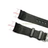 Black Diver Silicone Rubber Watch Bands Zlimsn 22 -мм ремешка включает в себя застежку для развертывания для бретека IWCWATCH Buckle20418594461