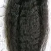 Coarse Yaki micro ciclo dell'anello estensioni dei capelli 1g / strand 100g diritto crespo Micro Perle link estensioni dei capelli umani dei capelli colorati Locks 18 '' - 24 ''