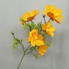 Cosmos falsos haste curta (5 cabeças / peça) 22,83" comprimento Simulação Gesang para casa decorativa Flores artificiais