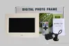 7 بوصة إطارات الصور الرقمية HD الصور الإلكترونية الألبوم رقيقة جدا المحمولة شاشة LCD الزفاف