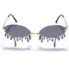 2020 Kadın Güneş Gözlüğü Moda Kıyafetsiz Güneş Gözlükleri Kadınlar Yeni Vintage Benzersiz Gözyaşları ŞEKİL Güneş gözlükleri Kadın UV4005613572