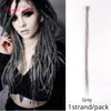 두려움 확장 머리 긴 네팔 Felted 양모 합성 dreadlocks 크로 셰 뜨개질 머리카락 확장 어린이와 성인을위한 크로 셰 뜨개질 끈