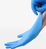 Nuevos guantes azules desechables elásticos para el hogar, guantes de trabajo para la protección del medio ambiente, guantes de limpieza resistentes al desgaste para el hogar T3I5703