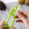 Trancheuse d'avocat 3-en-1 outils de légumes carottier de karité éplucheur de beurre coupe-fruits séparateur de pulpe couteau en plastique