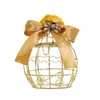 Hollow Bird Cage Tinplate Candy Boxes Wedding Favor Holingers Container Baby Shower Birthday Party Gift Chocolate Box