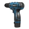 Lomvum 12V Li-Ion elettrica senza cordone Hammer Drill driver Kit mano 2 Velocità LED regolabile