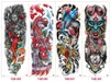 DHL Free Freight Nouveau Full Flower Bras Autocollant De Tatouage Squelettes et Roses Autocollants De Tatouage Temporaire Transfert D'eau Tatouage Manches Body Art