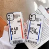 Fashion Phone Case 12 Patronen TIDE MERK ENGELS COVER VROUWELIJK ALL INCLUSIONEEL SOPTH Shell voor iPhone 6S 7 8 XR XS 11PRO MAX Wholesale