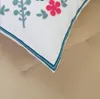 枕カセット45 * 45cm綿刺繍フクロウパターンソファクッションカバーホーム装飾ハウスウェーリングギフト車の投げ枕カバーピローケース