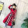 New Women Fashion Coat Elegant Comfortable Leisure Simple Color Long Autumn Winter Windbreaker Trench Paid Coat Plus Size