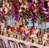 Centres de support de fleurs de mariage en or haut décoratifs de style nouveau best01136