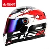 Casco per motociclisti a faccia piena di clown LS2 LS2 FF358 Motocross Racing Man Woman Casco Moto Casque Samurai ECE approvato1232920