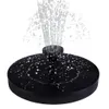 Rose Solar Power Pump Bird Bath Fountain Water Floating Pond Garden Patio Decor 201903212222048