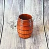 10.5 * 6.5cm Bois Tasse Primitive À La Main En Bois Naturel Tasses Petit Déjeuner Bière Lait Drinkware Camping En Plein Air bière tasse T2I5269-1