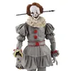 19 سم فيلم NECA الأصلي Stephen King's It Pennywise Horror Joker Clown Action Figure Dolls202a