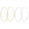 20-70 mm rostfritt stål Big Hoop örhängen för kvinnor Statement Star Oval Heart Creole Loop Örhänge Presentsmycken