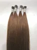 Straight Human vorgebundenes Fusion Hair i Tipp Stick Keratin Remy Haarextension 10GS 100G5881156