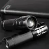 Aluminum alloy mini flashlight strong beam 3 mode led flashlight Retractable zoomable flashlight portable outdoor traveling torches