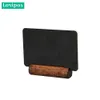 Black Chalkboard Frame Table Chalkboard Label Welcome Signs Blackboard Wooden Menu Stand Hand Writing Price Tag Display Stand