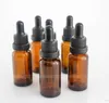 E-Flüssigkeit, leere Glasflaschen, 10 ml, 15 ml, 20 ml, 30 ml, 50 ml, 100 ml, braune Parfümflaschen für ätherische Öle mit schwarzen kindersicheren Manipulationskappen