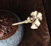 Мода Ginkgo Leaf Pearl Headwear Chility Style Classic Painpin Свадебная невеста Аксессуары для волос HairPins Бесплатная доставка