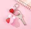 Sweet Little mouse sino Chaveiros New Presente criativo Pendant Chaveiro Alloy Keychain Saco Ornamentos 8 estilos