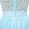 2019 Cheap Coral Mint Mint Green Longo Júnior Júnior Vestido de Promoção Rendas Chiffon Estilo Country Beach Drawnes Dresses Vestidos Formal Vestidos A Real Picture 2