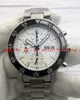 Luxusuhr IW376706 Cousteau Japonya kuvars hareketi Kronograf Gün Tarih spor İki tonlu gri kadranı Metal grubu reloj de lujo saatler