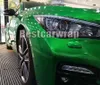 Ny Green Gloss Candy Metallic Vinyl Wrap Hela bil Wrap Foil med luftbubbla Free Low Tack Glue Initial 3M Kvalitet 1,52x20M/Roll (5x65ft