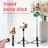 Bluetooth Selfie Stick Mini Tripod Selfie Stick Extheld Handheld Autheld Portret z Bluetooth Remote Migutter for iPhone 14 13 Pro Max w pudełku detalicznym