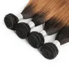 Embrasser les cheveux t 1b 30 racine noire moyenne auburn sraught ombre cheveux humains tisse 4 paquets avec fermeture en dentelle extensions de cheveux brésiliens5303949