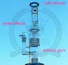 New water pipe hookah arm tree perk blue green clear color 18.8mm glass joint 16 inch bong tobacco pipe