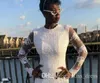 New Arrival African Nigerian Mermiad Wedding Dresses Jewel Neck See Through Long Sleeve Lace Applique Bridal Gowns Vestido De Noiva