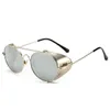 Ny 2019 Vintage Luxury Steampunk Style Solglasögon Kvalitet Handgjorda sidosköldumärkesdesign Sun Glasses Oculos de Sol2799717