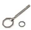 Multifunktion Titanium Ti Clip Multi Multipurpose Buckle KeyRing Hike Belt Bottle Opener Key Keychain Camp Tool