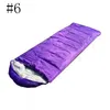 Envelope type outdoor camping sleeping bag Portable Ultralight waterproof travel by walking Cotton sleeping bag With cap 210*75 LJJZ331