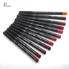 Pudaier 12 Kleuren Waterdichte Lipvoering Langdurige Matte Make Set Lipliner Potlood Stereoscopische Makeup Tool Lip Potloden