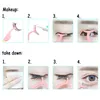 Fałszywe rzęsy Pincety Eye Lash Aplikator Eyelash Extension Curler Nipper Auxiliary Clip Clamp Eyes Makeup Tools J1153