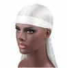 Смешанные цвета Мужская атласная крышка Bandana Turban Tracks Men Silky Durag Headwear Headband Пиратская шляпа Аксессуары для волос