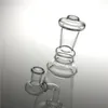 7 tums glas vatten bong dab rig med hookah 14mm kvinnlig tjock heady honeycomb bägare bongs bubbler rökning rör för rök